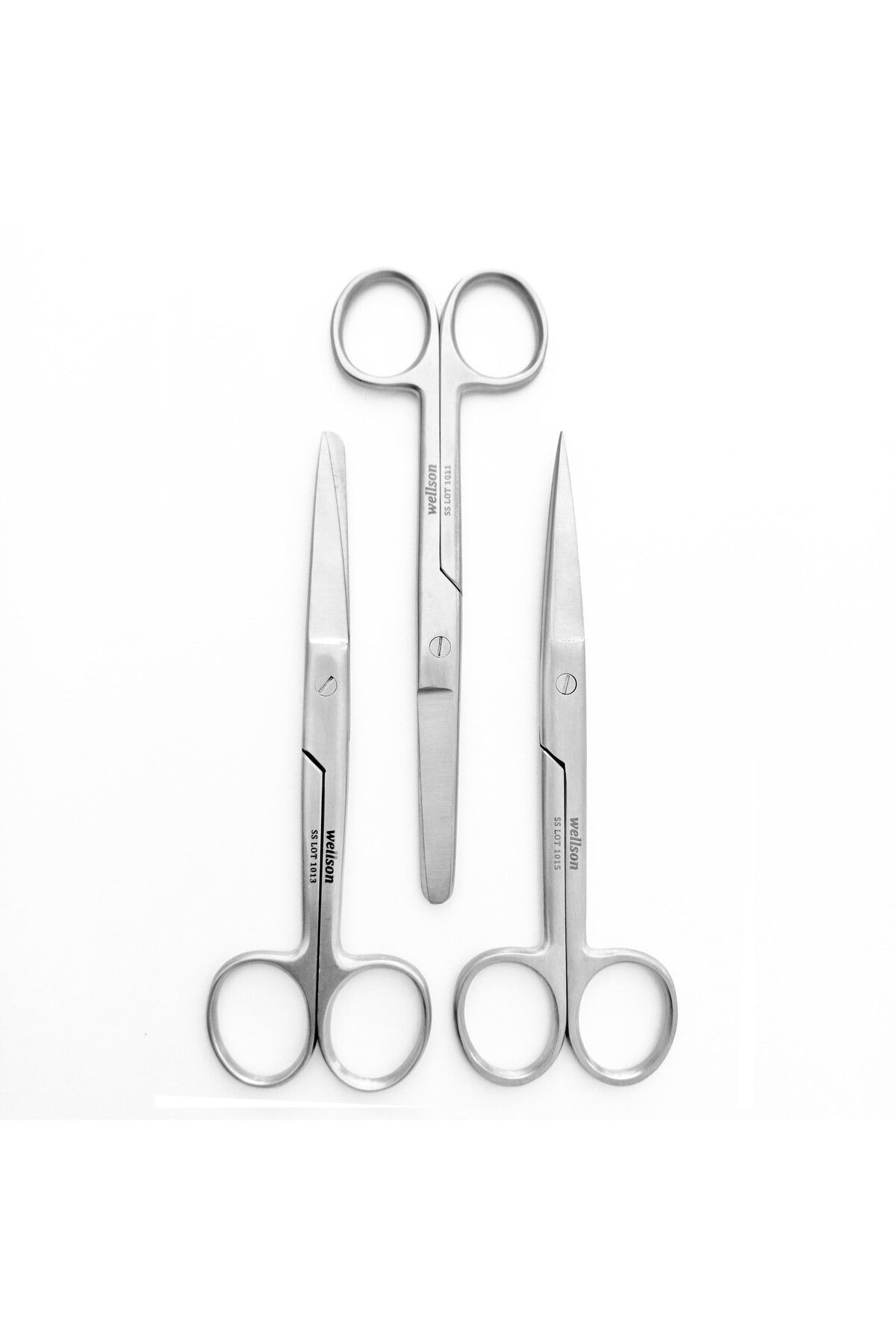 3 Parça Düz Makas Seti