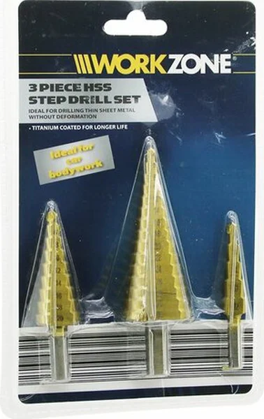 3 Parça Hss Kademeli Matkap Ucu Set 5224