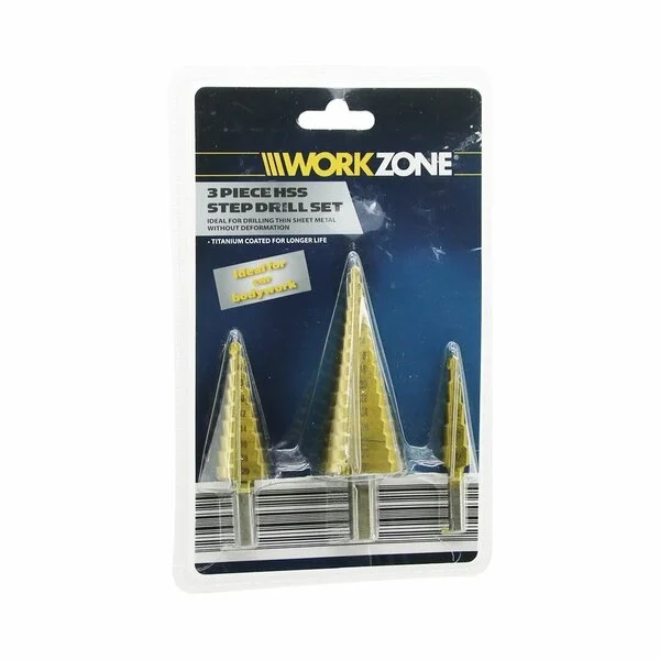 3 Parça  Hss Kademeli Matkap Ucu Set Bx40
