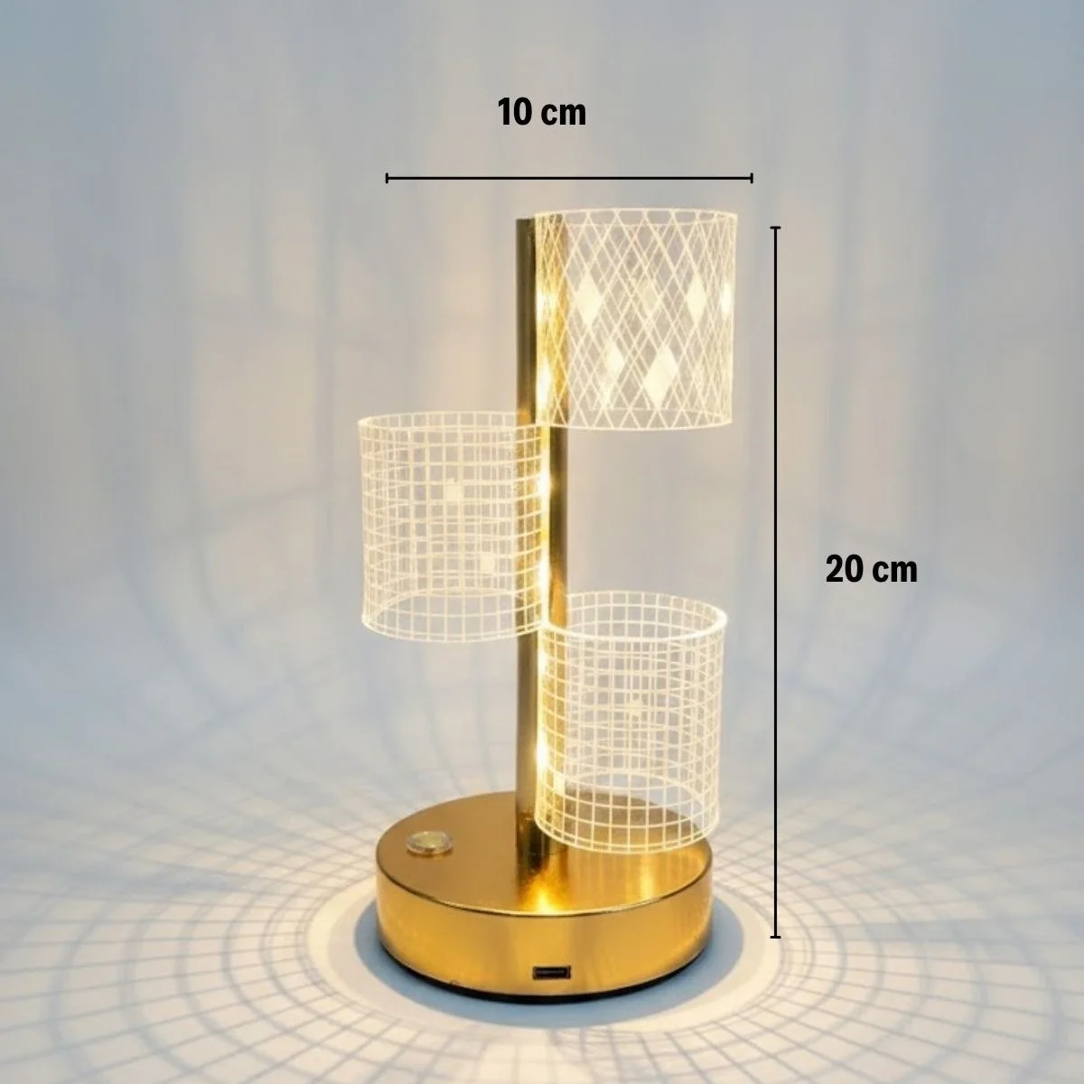 3 Parça silindirik kristal Ekose Kareli Led Masa Lambası – Gold Gövdeli, Dokunmatik, 3 Kademe Işık Ayarlı Şarjlı Dekoratif Lamba Bx40 3 Parça silindirik kristal Ekose Kareli Led Masa Lambası – Gold Gövdeli, Dokunmatik, 3 Kademe Işık Ayarlı Şarjlı Dekoratif Lamba Bx40