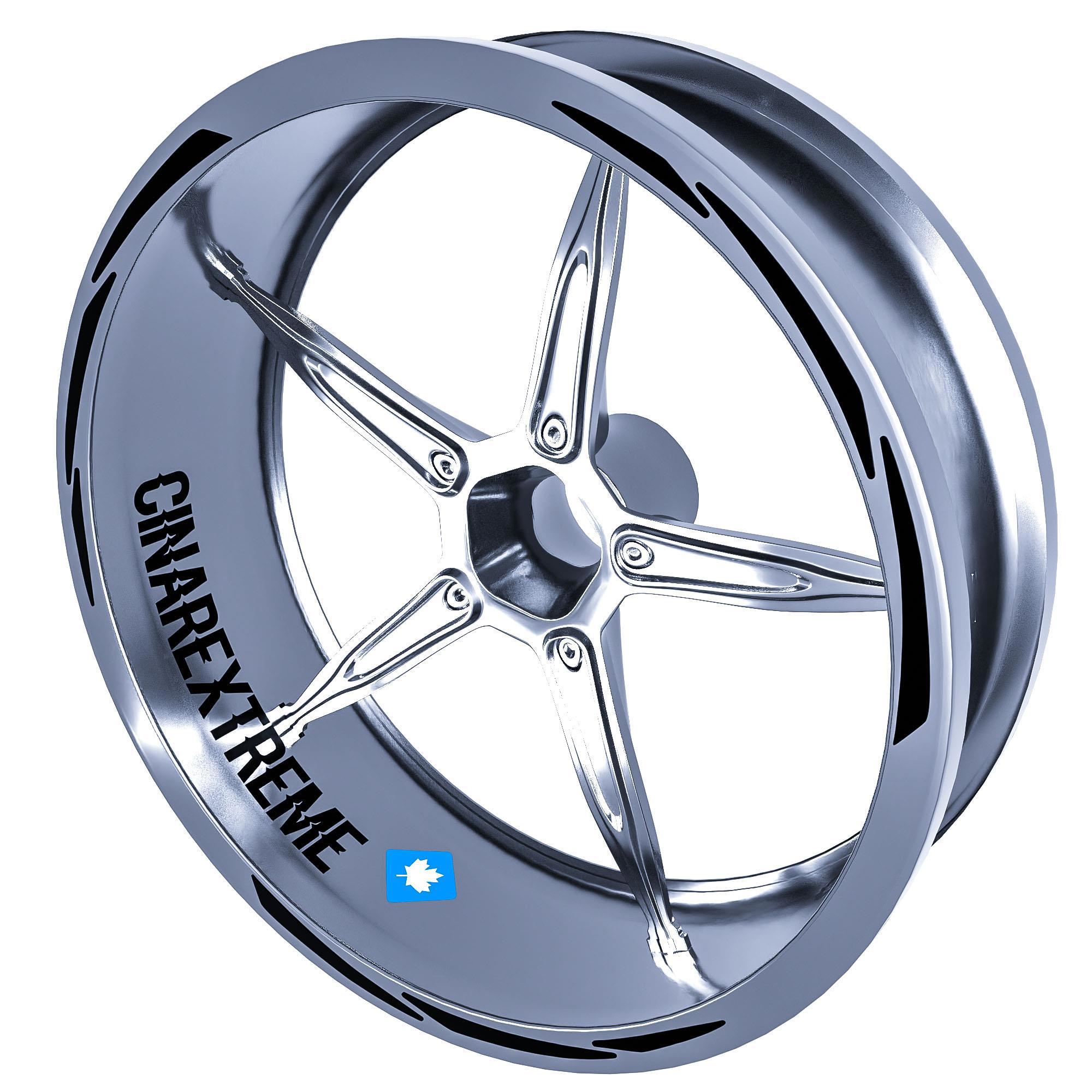 Çınar Extreme 3 Parça Tasarımlı Jant Şeridi Sticker Reflektif, Floresan, Özel R