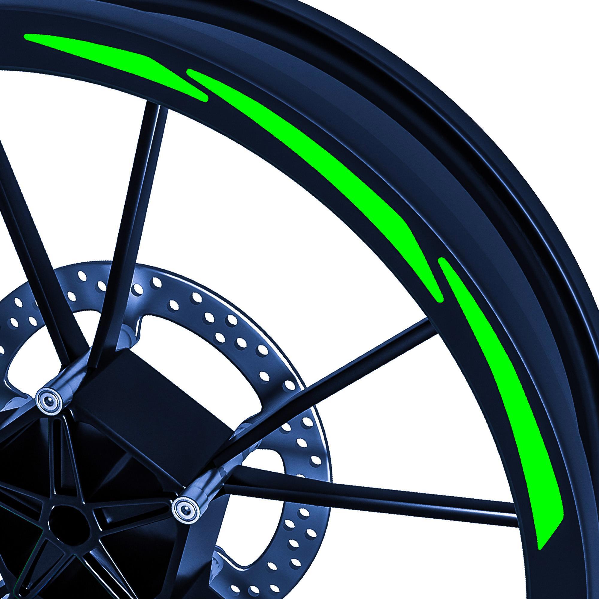 Çınar Extreme 3 Parça Tasarımlı Jant Şeridi Sticker Reflektif, Floresan, Özel R