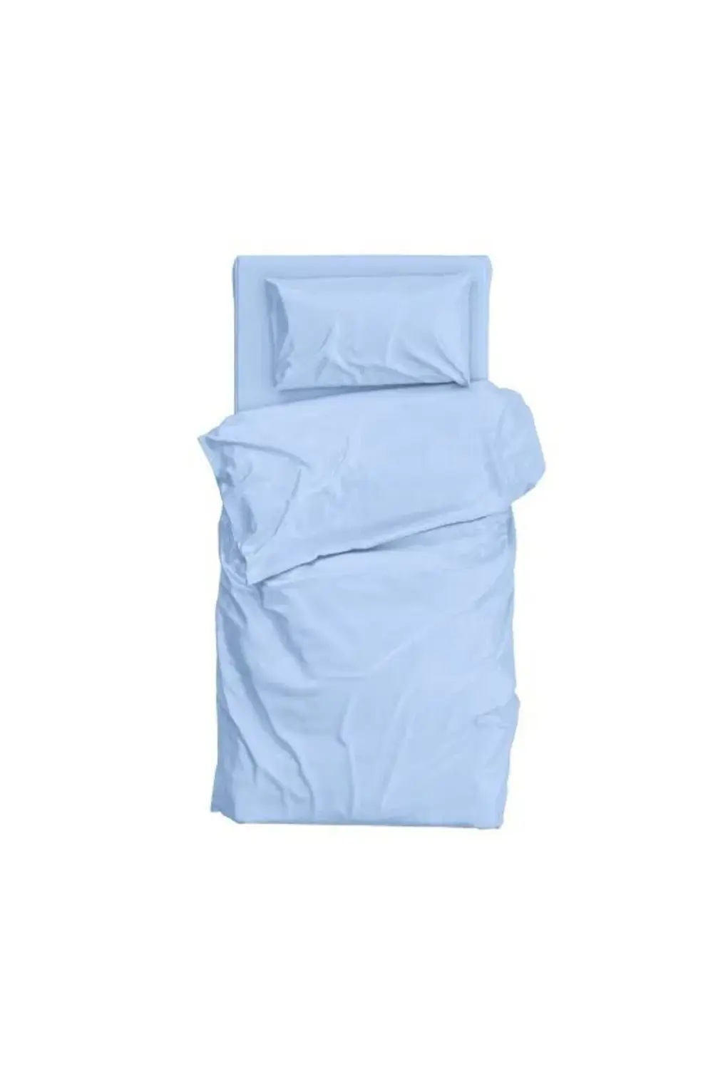 3 PARÇA TEK MAVİ TEK KİŞİLİK NEVRESİM TAKIMI