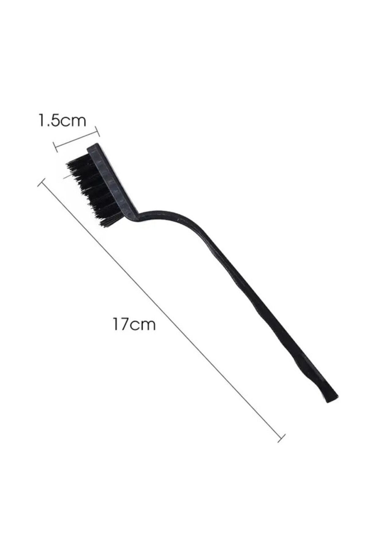 3 Parça Tel Fırça Detaylı Temizlik Seti Mutfak fırın davlumbaz ya