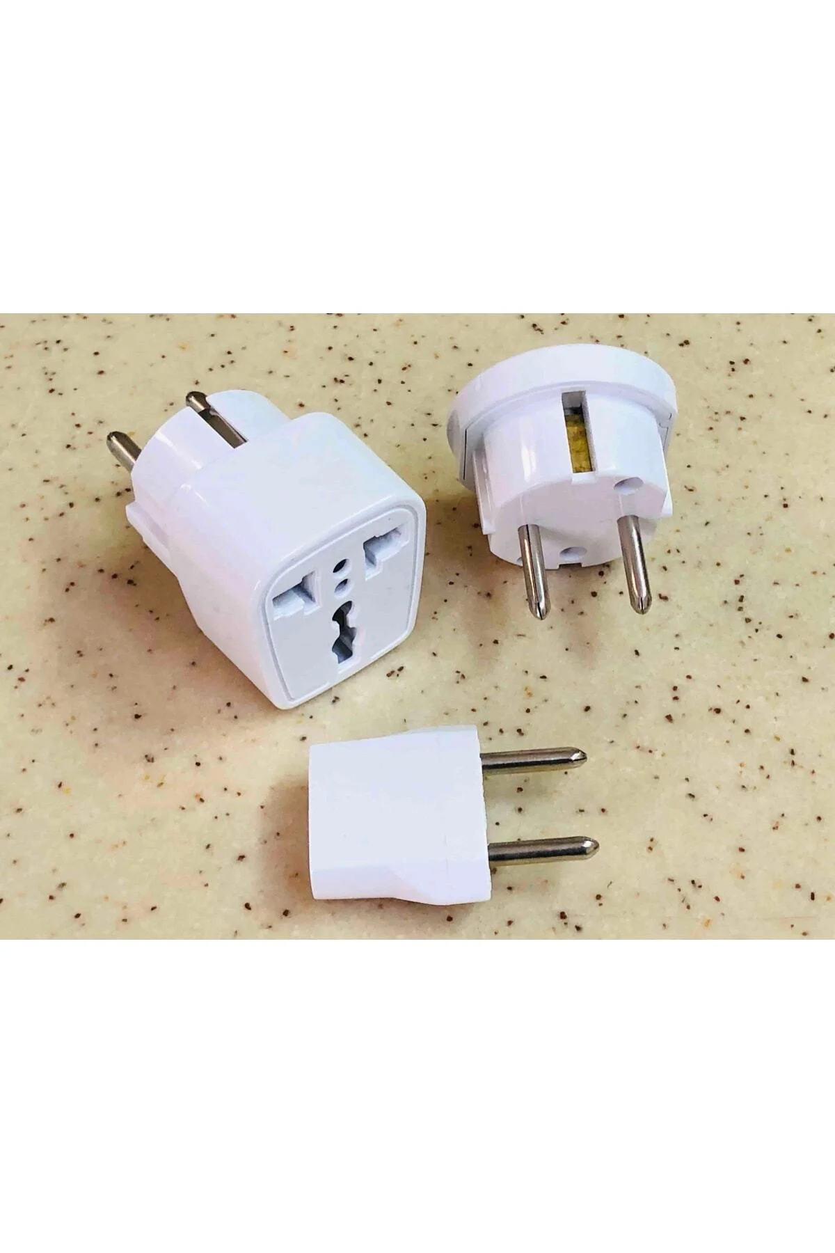 3 Parça Üniversal Elektrik Prizi Dönüştürücü Seti Arabistan Hac Umre Mekke