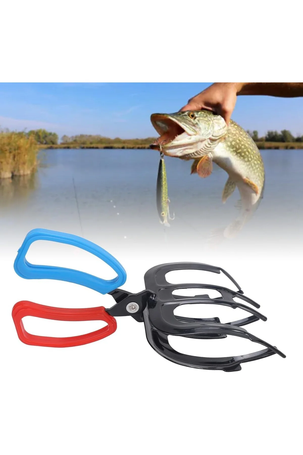 3 Pençe Metal Balık Tutucu Pensesi – Kaydırmaz Balık Yakalama Kel