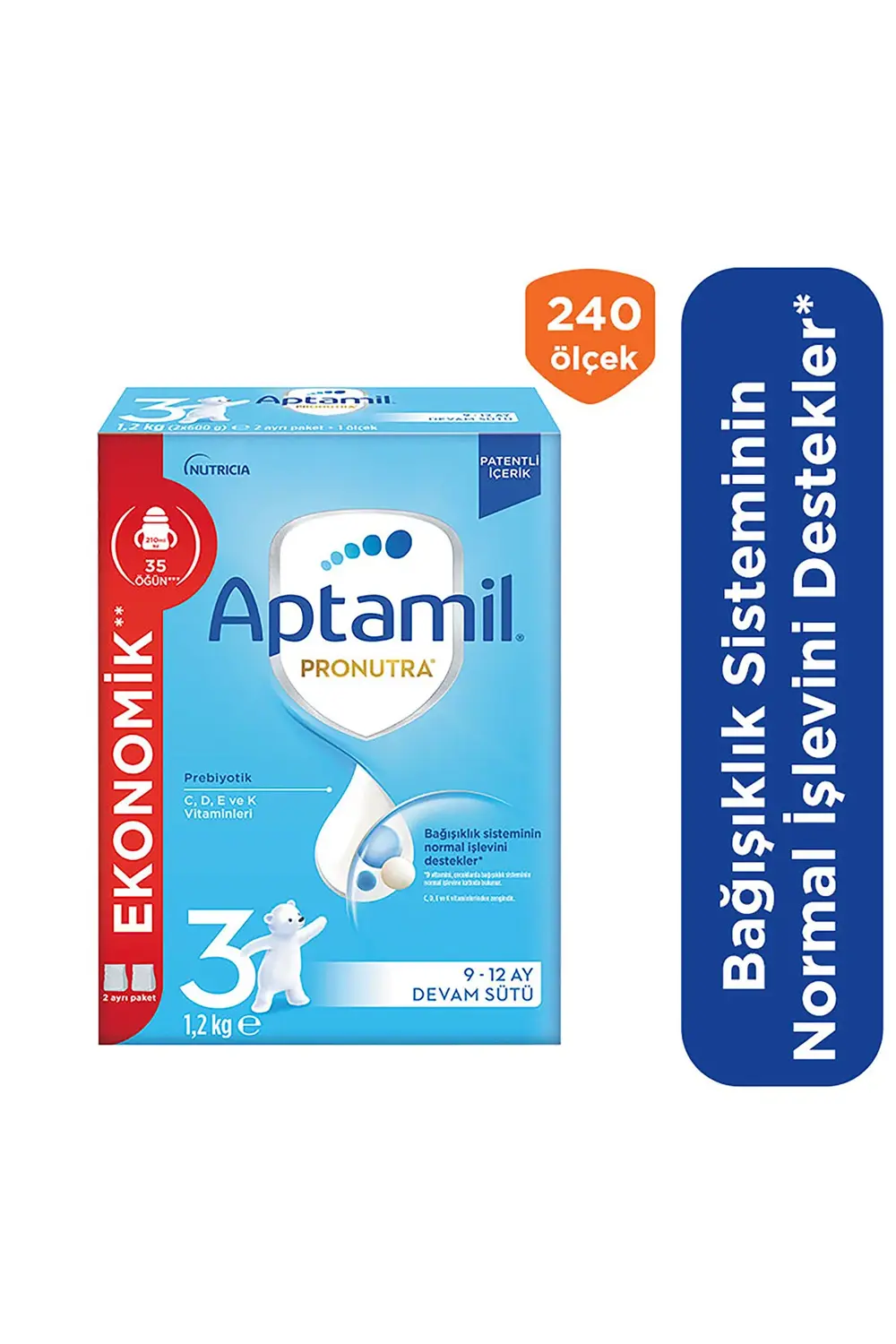 3 Prebiyotikli Devam Sütü 1200 Gr