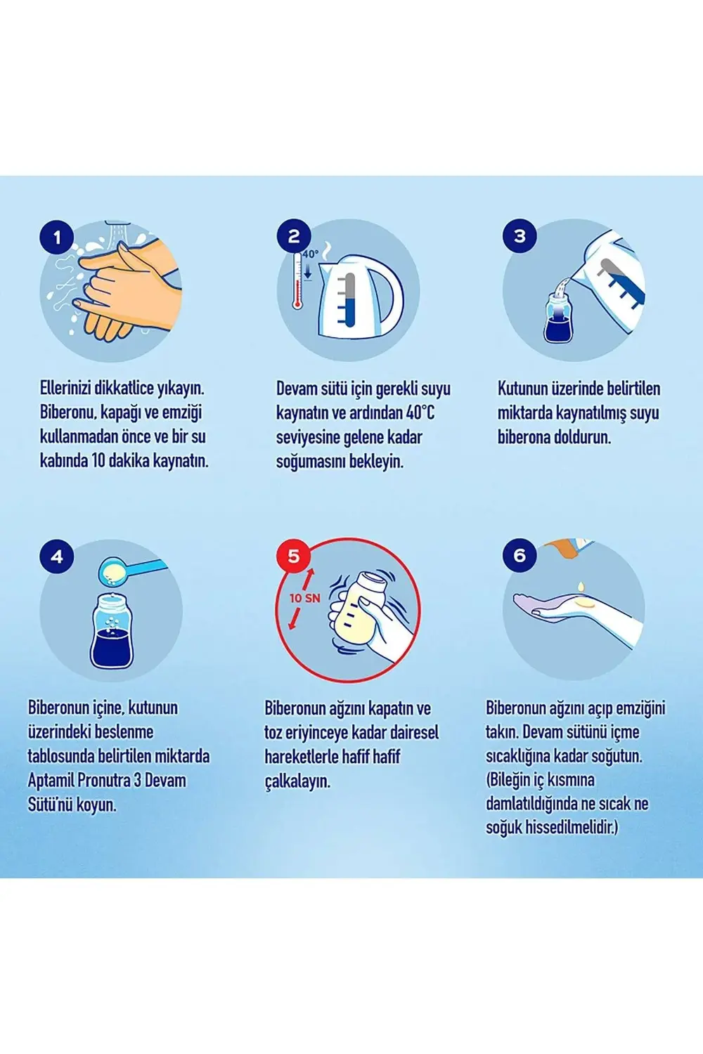 3 Prebiyotikli Devam Sütü 800 Gr