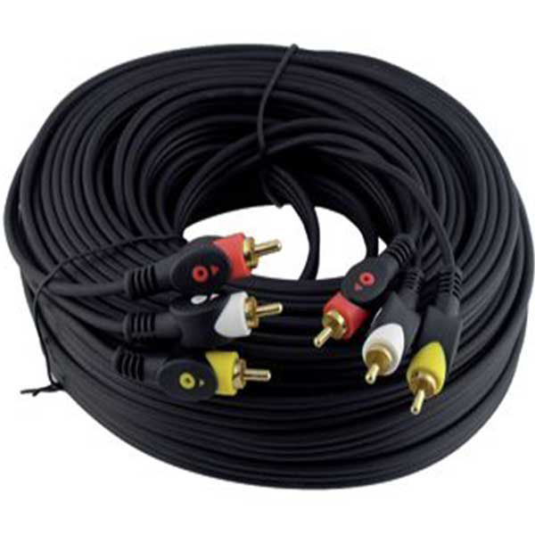 3 RCA + 3 RCA 1.KALİTE 20 METRE KABLO (4741)