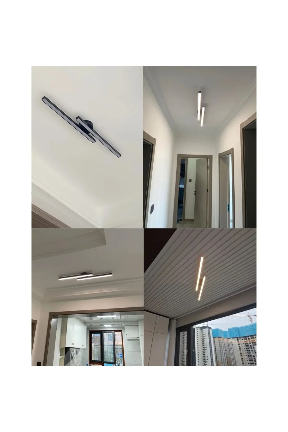 3 Renk Yanabilen Modern Tavan Koridor Aydınlatması Çubuk LED Lineer Avize (Kumandalı) 3 Renk Yanabilen Modern Tavan Koridor Aydınlatması Çubuk LED Lineer Avize (Kumandalı)