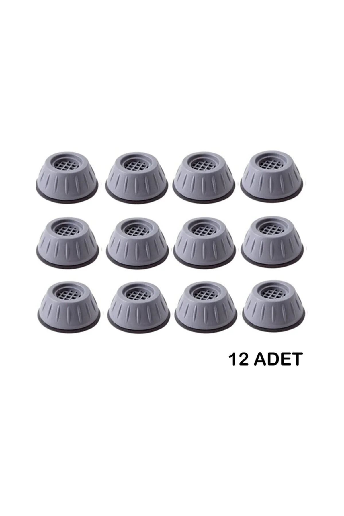 3 Set (12 Adet) Gürültü Engelleyici Kaymaz Titreşim Önleyici Kauç