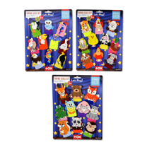 3 Set - 30 Parça Tox Orman, Çiftlik ve Uçan Hayvanlar Parmak Kukl