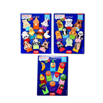 3 Set - 30 Parça Tox Evcil , Vahşi Hayvanlar ve Meyveler Parmak K