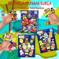 3 Set - 30 Parça Tox Masal Kahramanları, Evcil ve Vahşi Hayvanlar