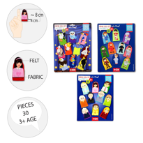 Ada Detox 3 Set - 30 Parça Tox Meslekler, Aile Bireyleri Ve Uçan Hayvanlar 