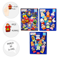 3 Set - 30 Parça Tox Masal Kahramanları, Vahşi ve Evcil Hayvanlar