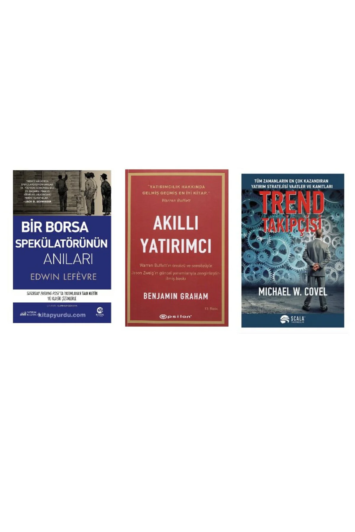 3 SET EKONOMI KITAP BIR BORSA SPEKULAT0RUNUN ANILARI+AKILLI YATIRIMCI+ TREND TAKIPCISI= 3 SET Fiyatı, Yorumları ve Özellikleri
