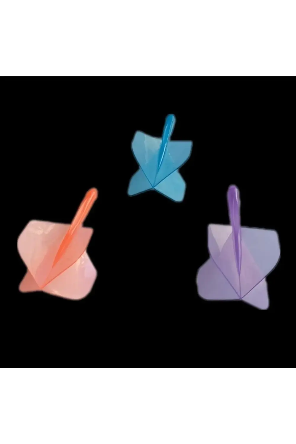 3 Set Entegre Neon Şaft-kanat Seti. Üç Renk, Üç Set