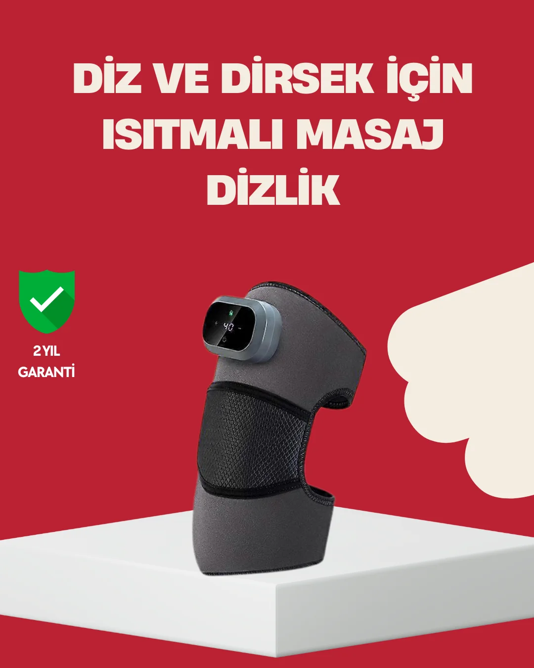 3 Seviyeli Titreşimli Isıtmalı Diz Bakım Masaj Cihazı 3 Seviyeli Titreşimli Isıtmalı Diz Bakım Masaj Cihazı
