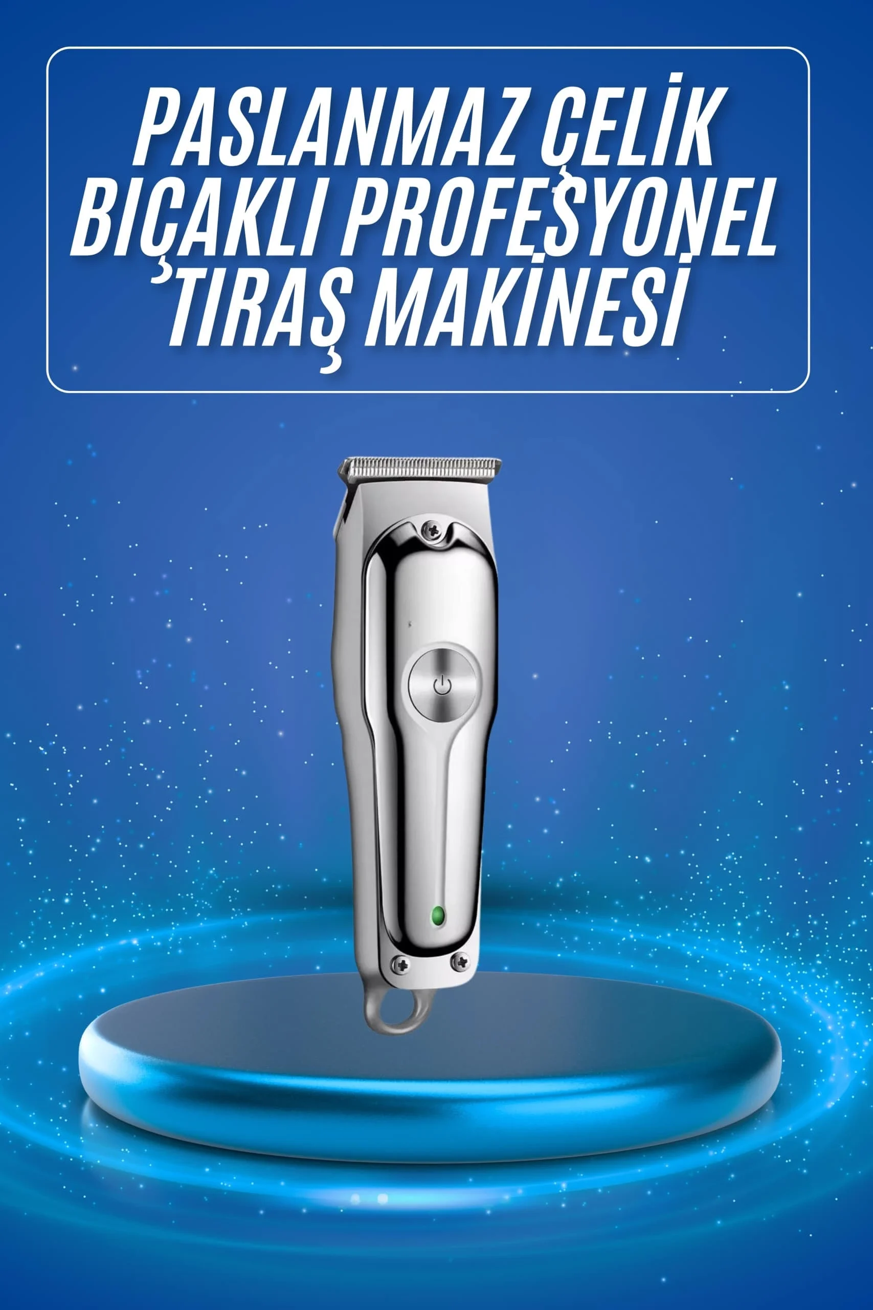 3 Taraklı Saç Sakal Düzeltici Traş Makinesi Seti Paslanmaz Çelik 3 Taraklı Saç Sakal Düzeltici Traş Makinesi Seti Paslanmaz Çelik