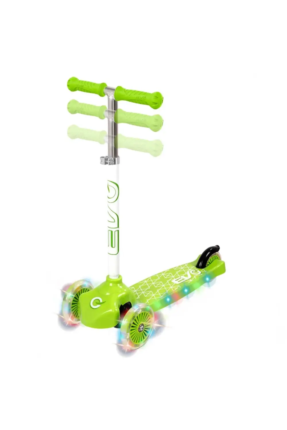 3 Tekerlekli Move'n Groove Işıklı Yeşil Scooter