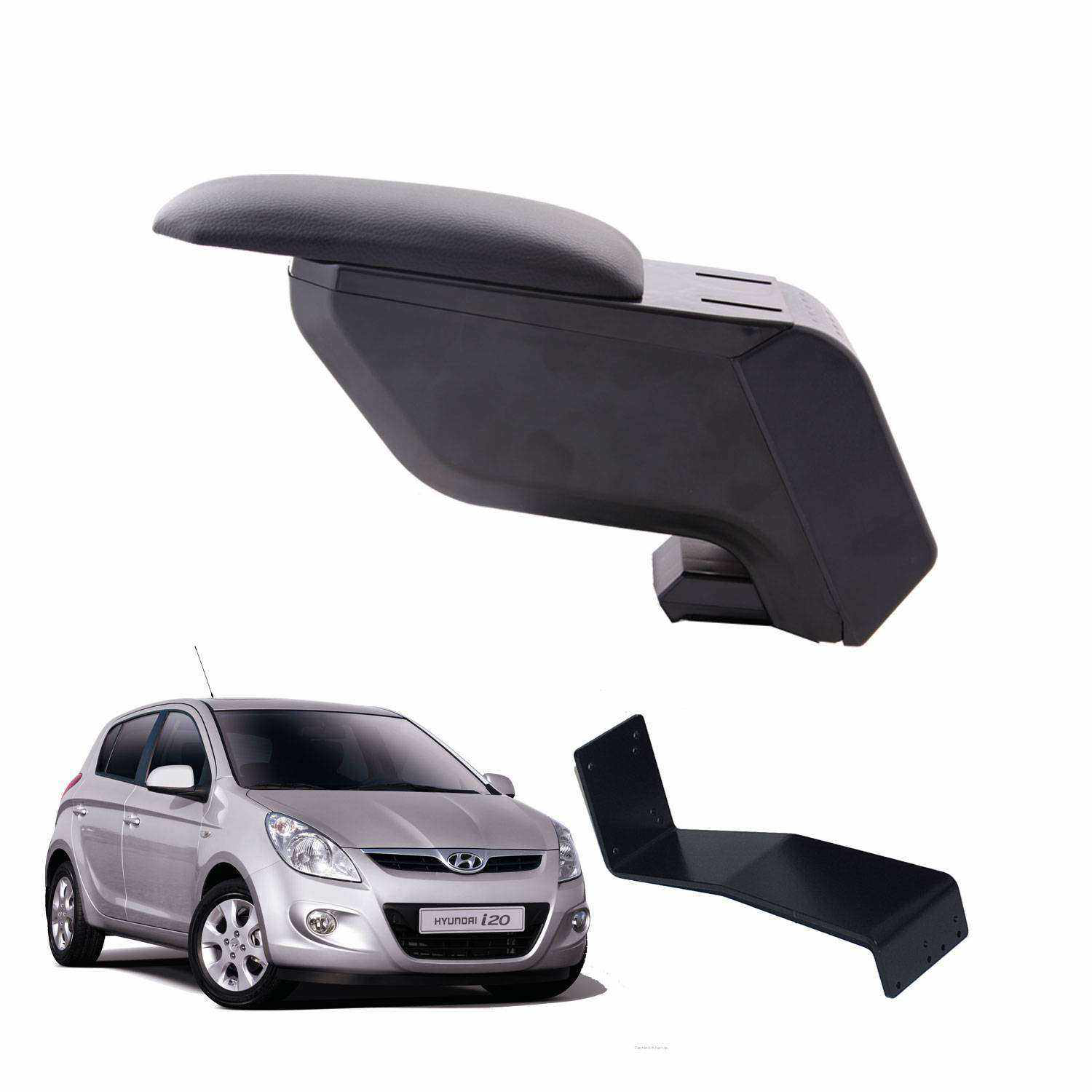 3 Tıkla Hyundai i20 2008 Delmesiz Çelik Ayaklı Siyah Kolçak Kol D 3 Tıkla Hyundai i20 2008 Delmesiz Çelik Ayaklı Siyah Kolçak Kol D