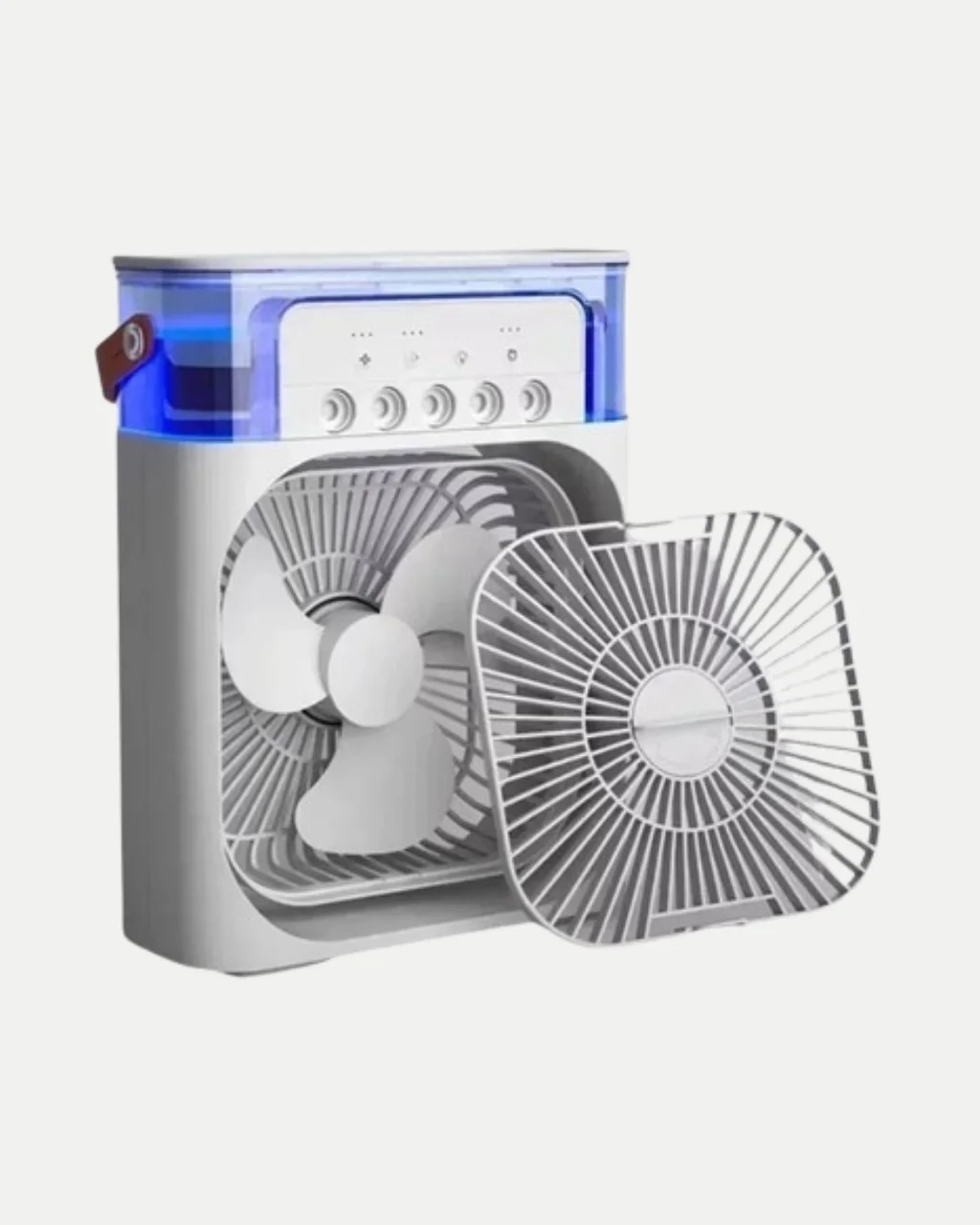 3 Ü 1 Arada Mini Klima Fan Usb Şarjlı, 7 Renk Gece Lambalı Ve Nemlendirici - Lisinya