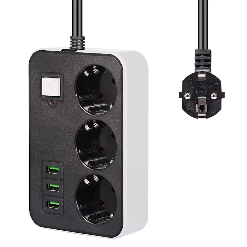 3 USB’li 3’lü 1.8 m Akım Korumalı Priz 3 USB’li 3’lü 1.8 m Akım Korumalı Priz Fiyatı, Yorumları ve Özellikleri