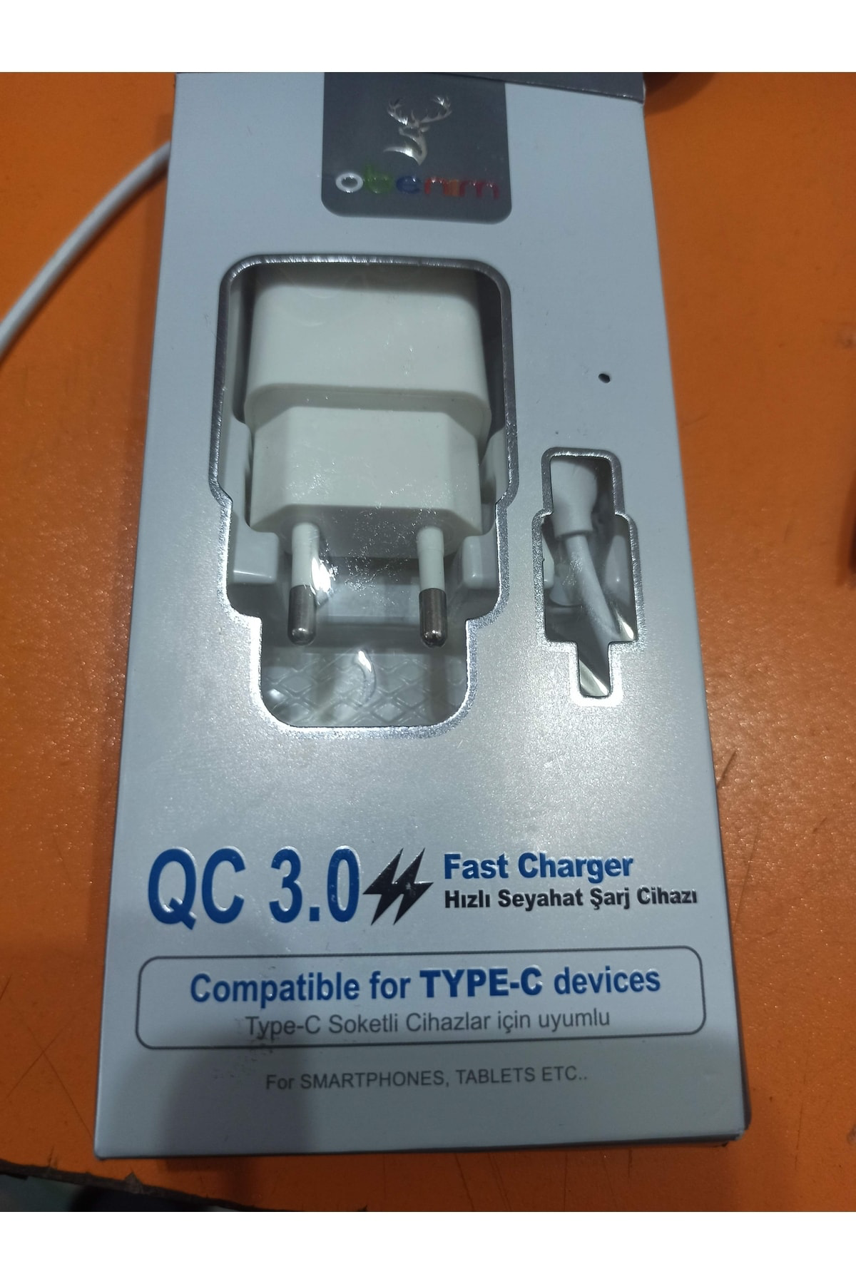3.0 A Type-c Şarj Cihazı Fast Hızlı Şarj Özellikli Orjinal Ve Sıf