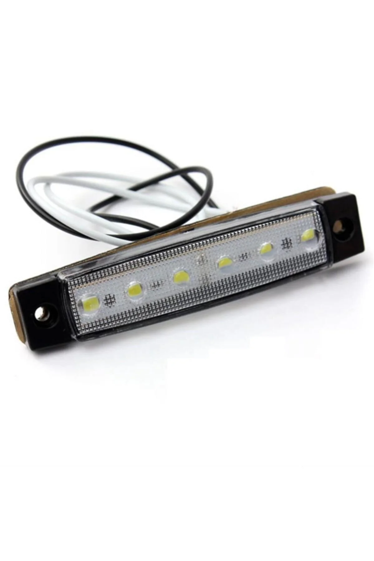 30 Adet Yan Işaret Lambası 6 Ledli Beyaz 24 Volt