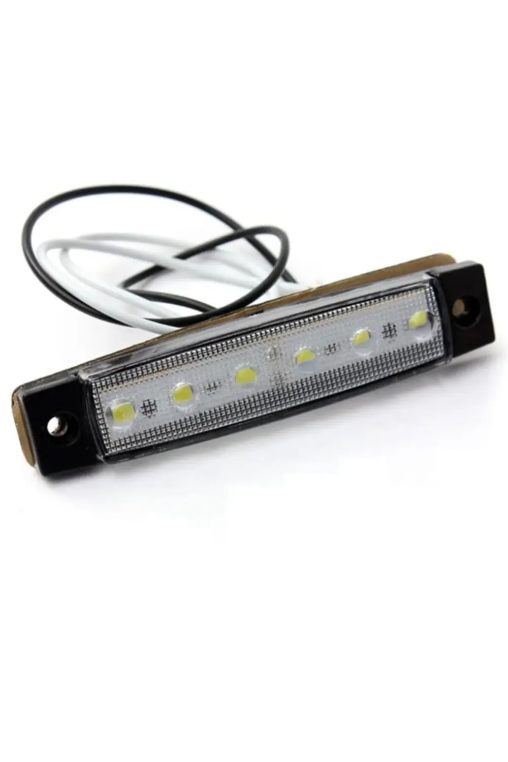 30 Adet Yan Işaret Lambası 6 Ledli Beyaz 24 Volt
