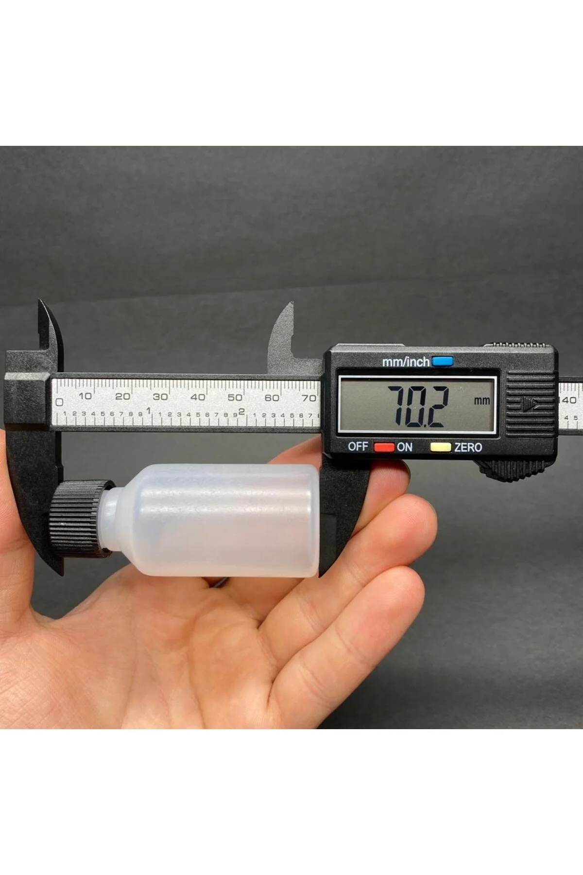 30 CC NATÜREL POLİETİLEN ŞİŞE - SİYAH KAPAKLI - 30 ML POLİETİLEN 