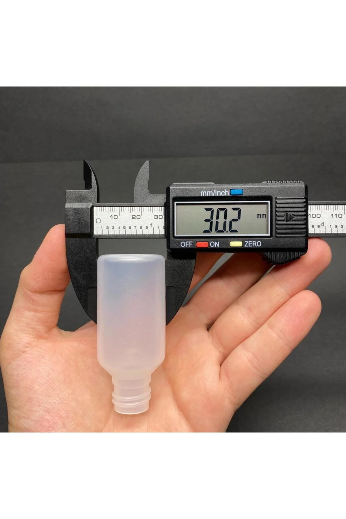 30 CC NATÜREL POLİETİLEN ŞİŞE - SİYAH KAPAKLI - 30 ML POLİETİLEN 