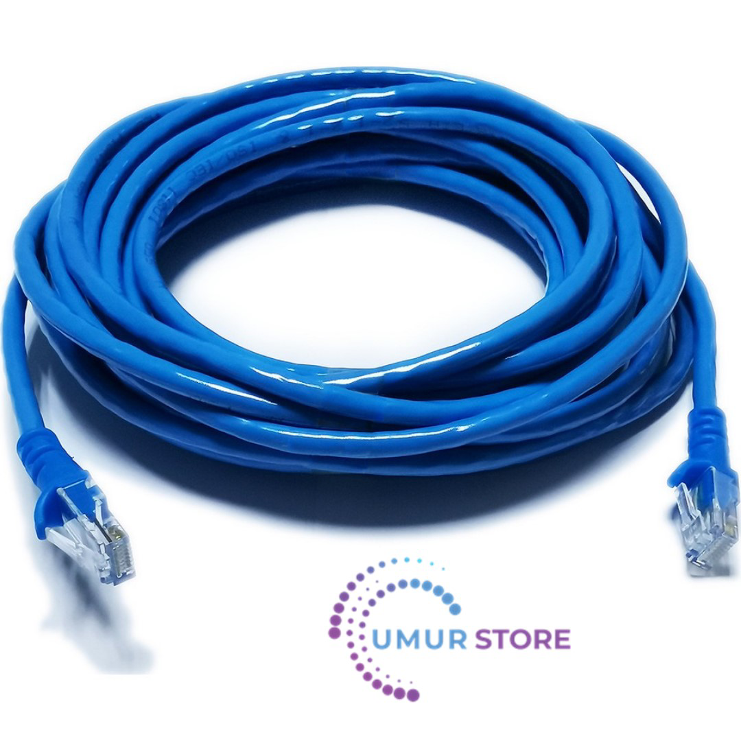 Herz 30 Cm Cat6 Network-Ağ-Ethernet Kablosu Mavi