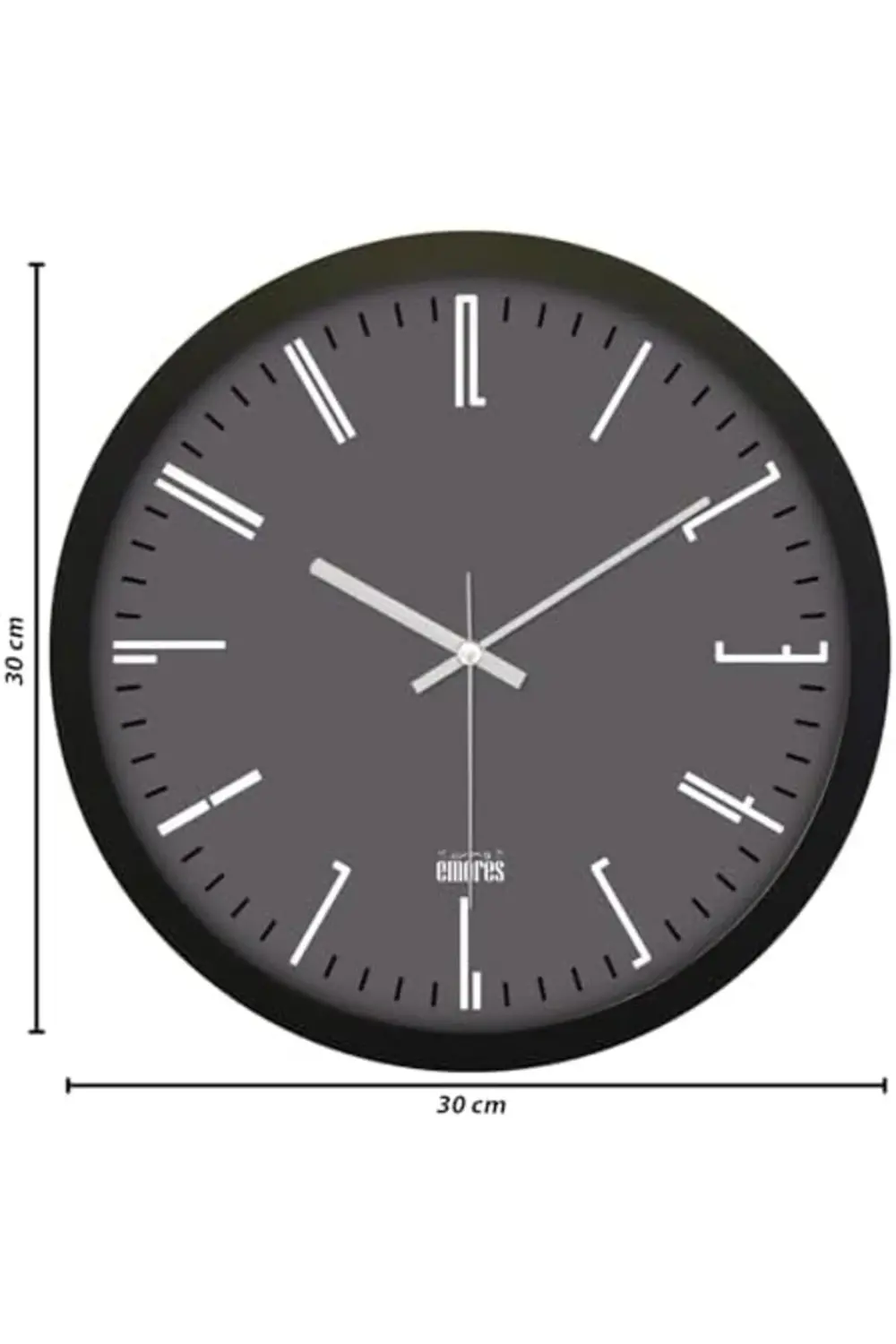 30 Cm Gerçek Cam Sessiz Mekanizma Duvar Saati 395519