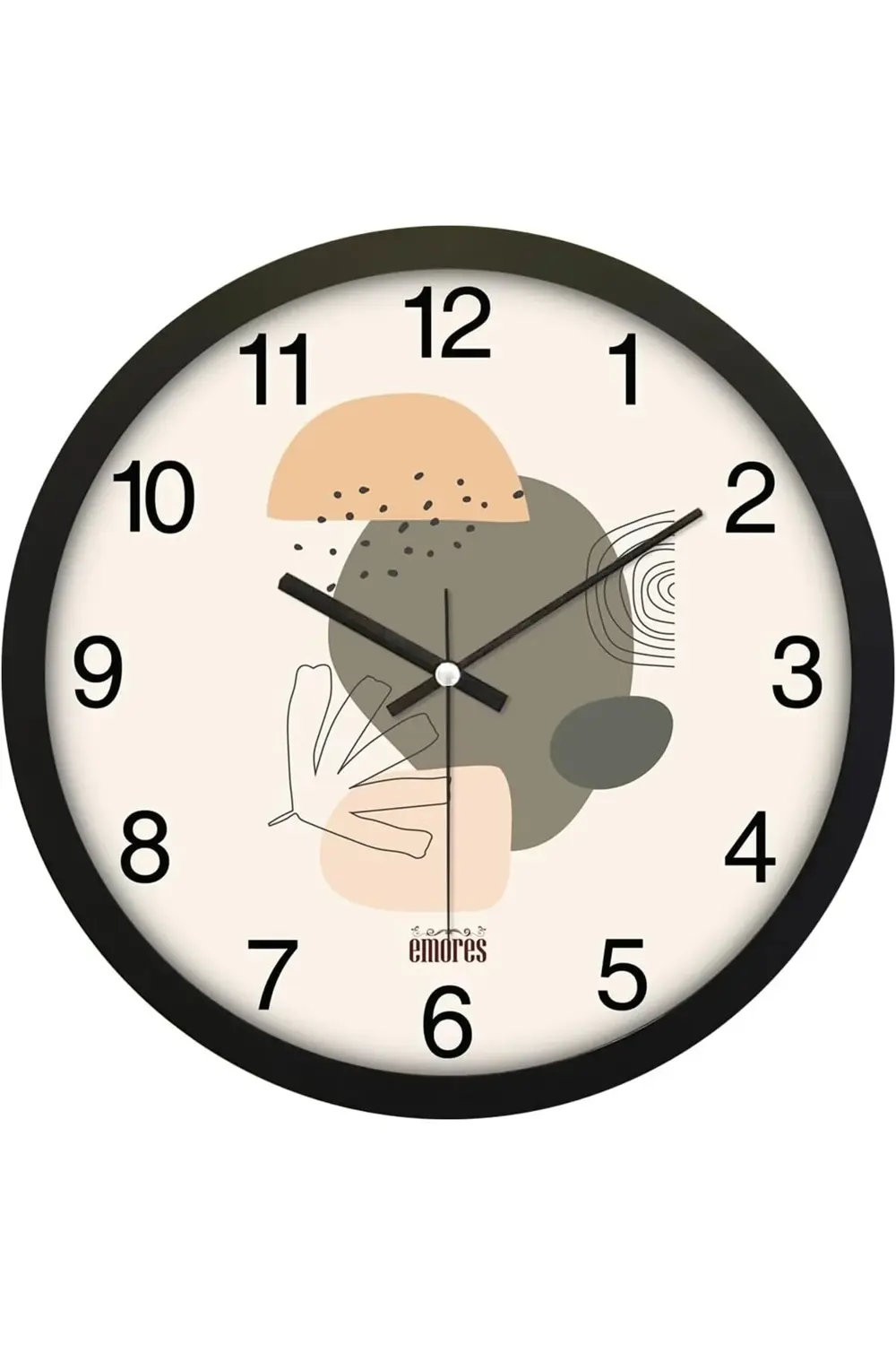 30 Cm Gerçek Cam Sessiz Mekanizma Duvar Saati 395519