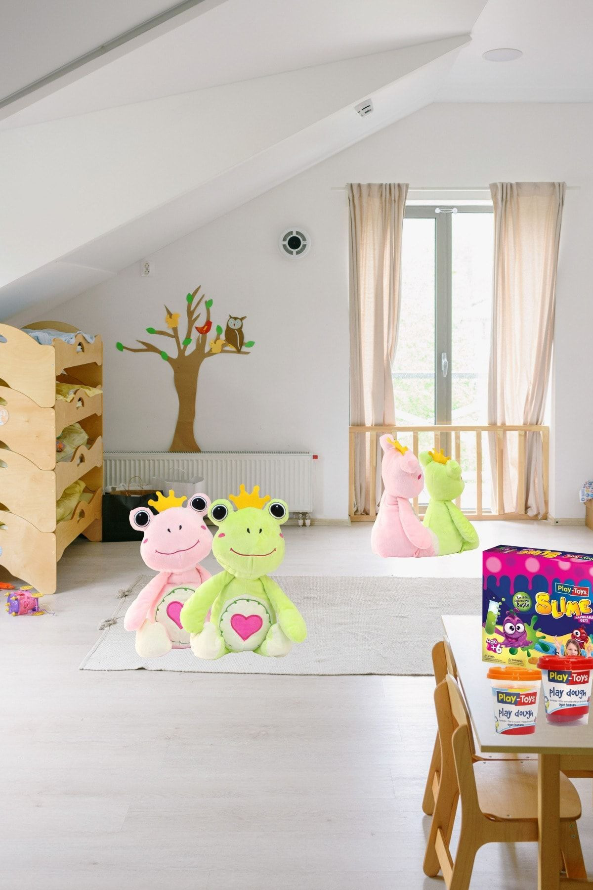 Oyuncak Store 30 Cm Prens Kurbağa Peluş Pembe