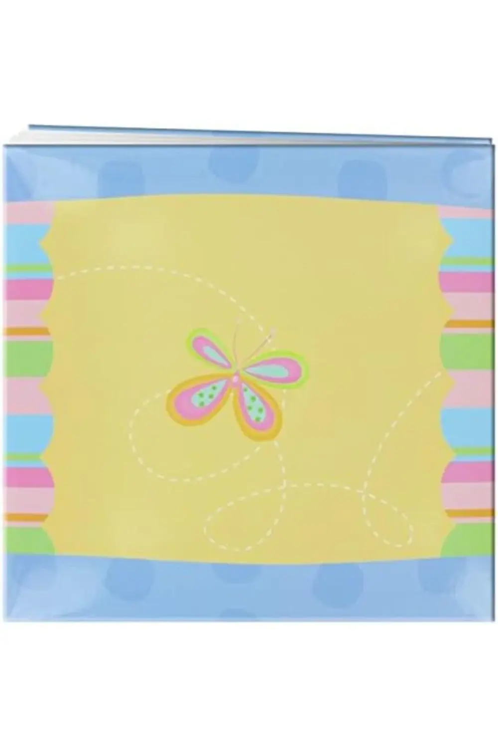 30 cm x 30 cm Postbound Aplike Kapak Hatıra Defteri, Kelebek 3955