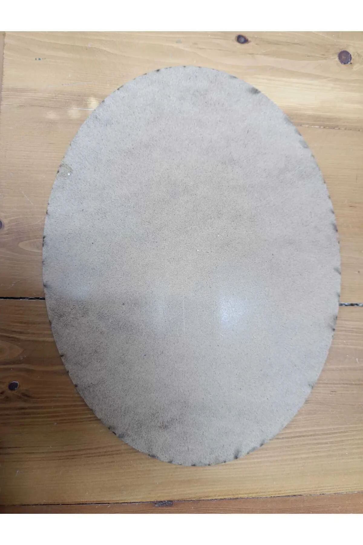 30 cm x 40 Cm Elips Beyaz Çok Amaçlı Dekoratif MDF Panel - 1 Adet