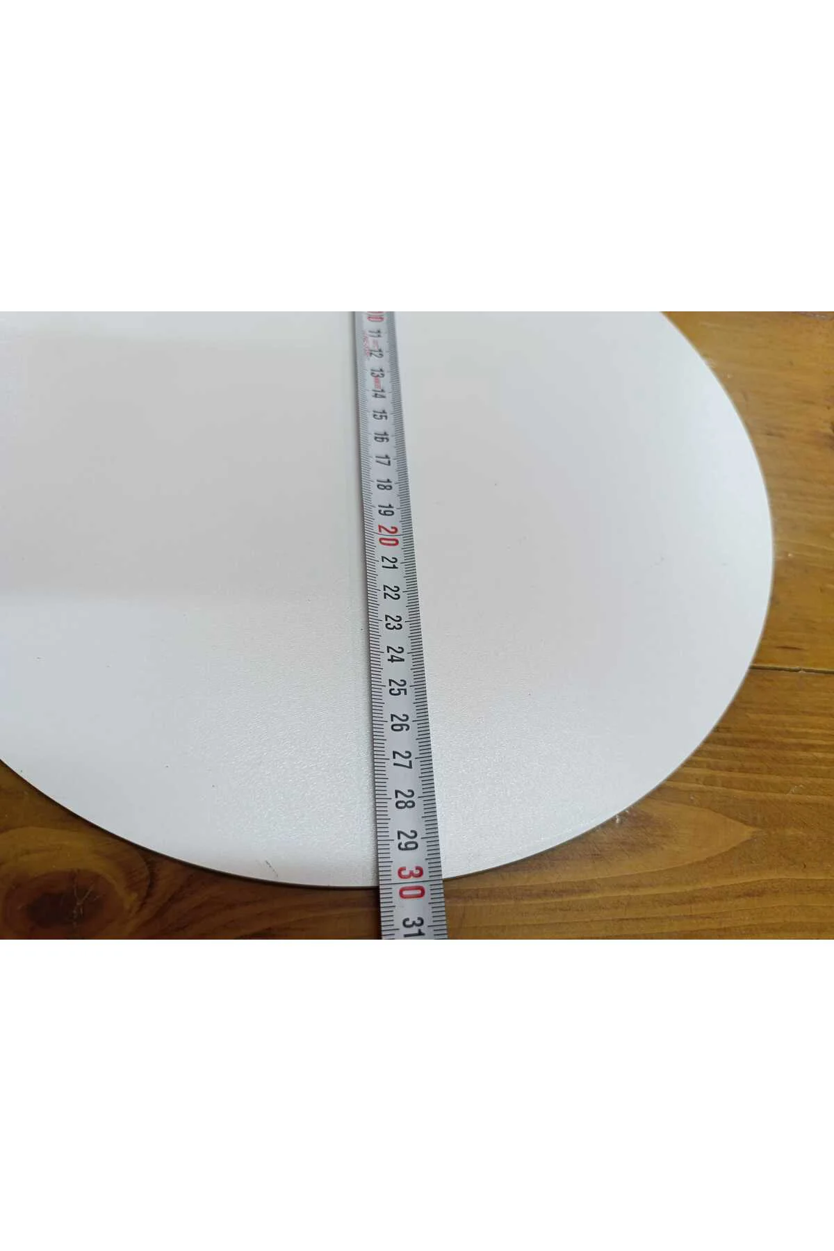 30 Cm Yuvarlak Beyaz Pasta Altlığı ve Çok Amaçlı Dekoratif MDF Pa