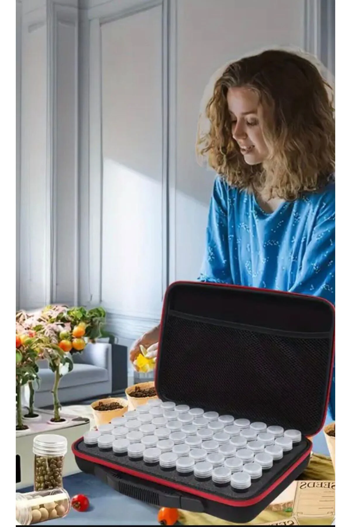 30 Farklı Tohum Seti + Saksı + Toprak + Ekipmanlı Tam Set
