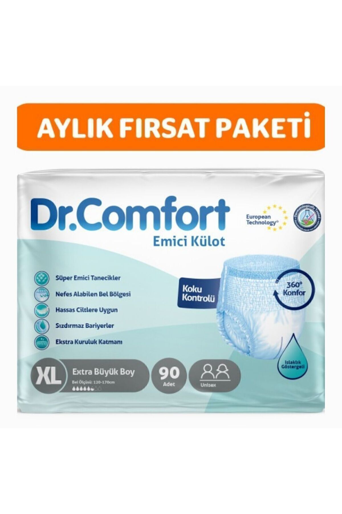 30 Lu Xl Külot Bez Extrabüyük Boy 3 Paket 90 Adet