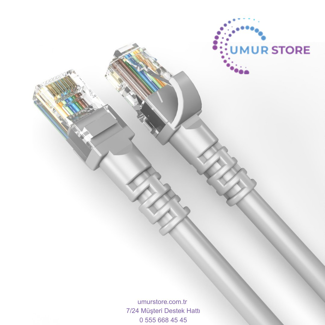 30 Metre Cat6 Network-Ağ-Ethernet Kablosu Gri 30 Metre Cat6 Network-Ağ-Ethernet Kablosu Gri