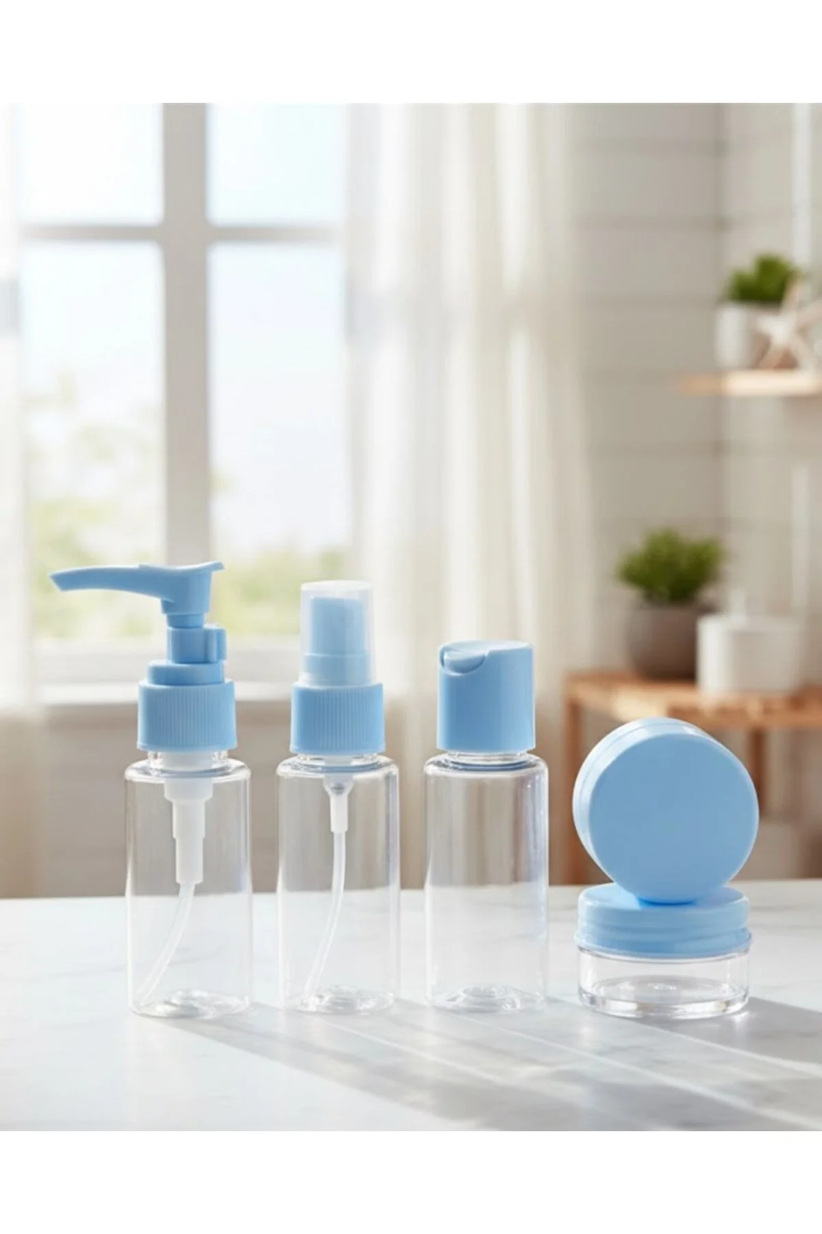 30 ml 5 Parça Seyahat Şişesi Seti Sızdırmaz Taşınabilir