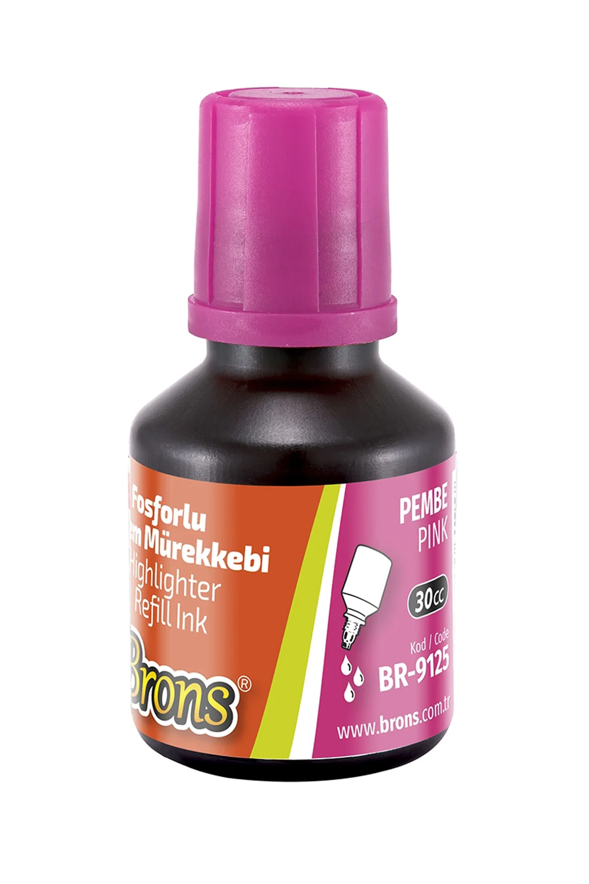 30 Ml Fosforlu Kalem Mürekkebi Mavi (br-9122)