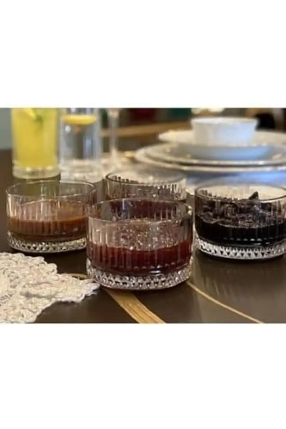 30 Parça Çay Ve Meşrubat Bardak Kase Sunum Seti 8695412369853325a