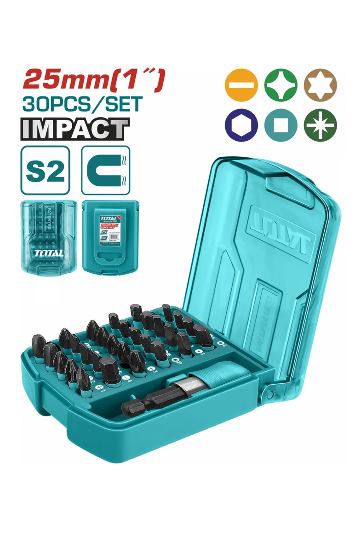 30 PARÇA DARBELİ BİTS UÇ SETİ TACSD18306 NMS HIRDAVAT
