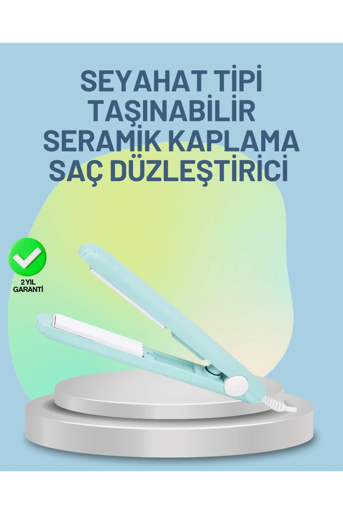 30 Saniyede Isınan PTC Teknolojili Saç Şekillendirici – Sabit Isı