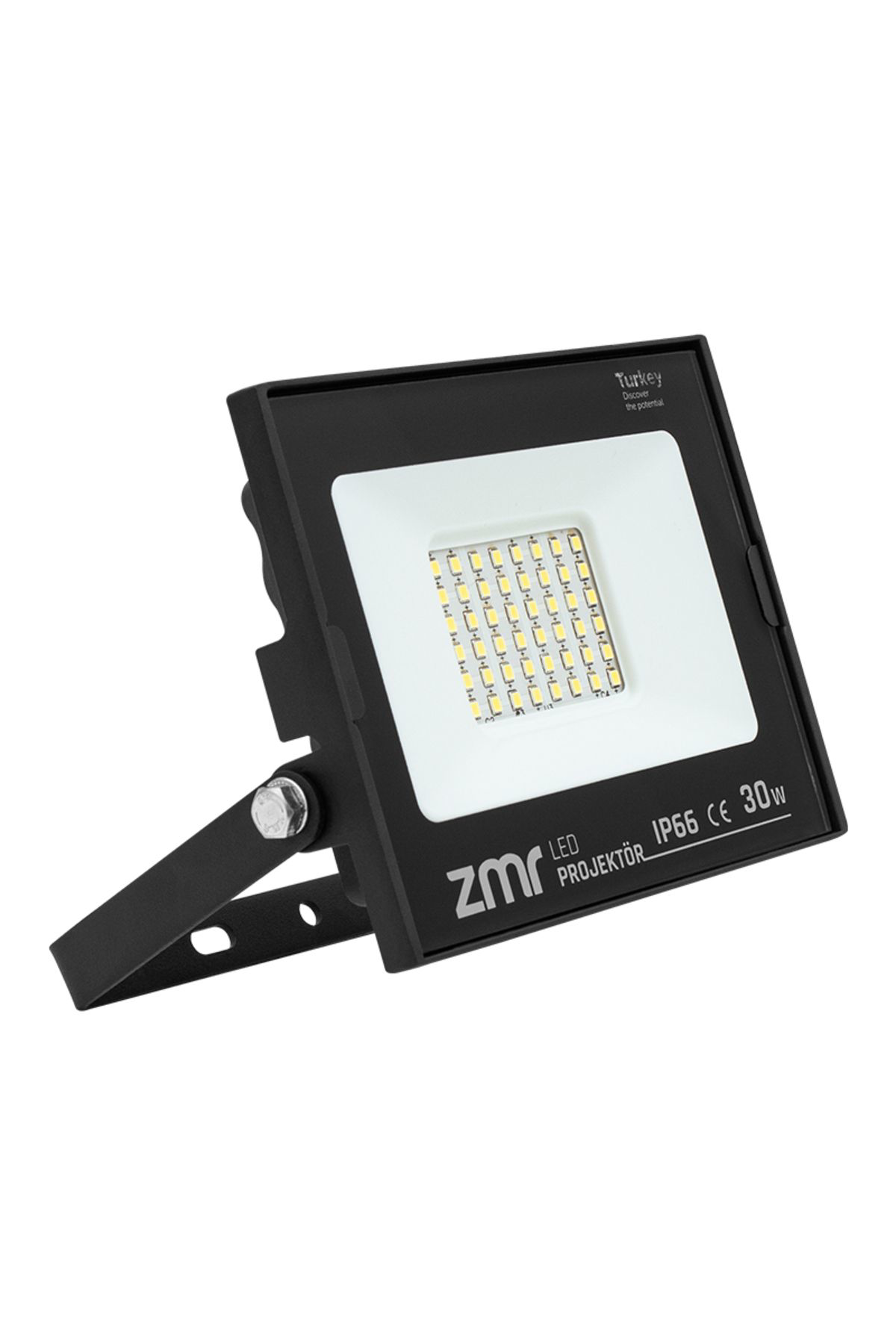 Ok Aksesuar 30 Watt - 220 Volt 6500K İp66 150* İşik Açisi Siyah Slim Kasa Led