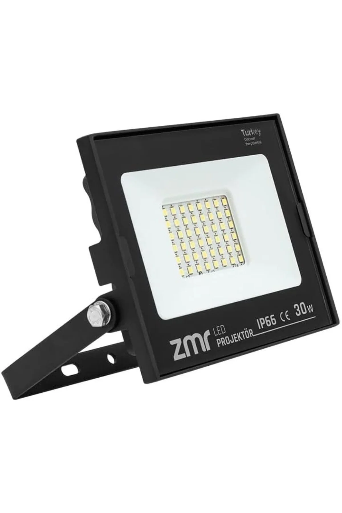 30 WATT 6500K IP66 150* IŞIK AÇISI 220 VOLT SİYAH SLİM KASA LED PROJEKTÖR